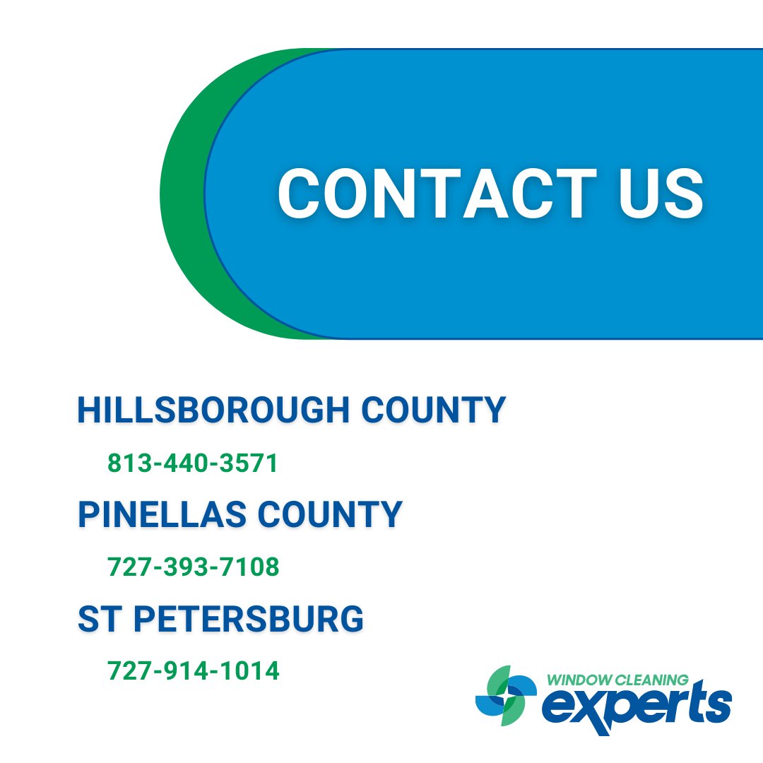 Are you looking to get your windows cleaned?

We are the #1 residential window cleaner in the Tampa Bay area, and we specialize in residential window cleaning and soft washing. 💪

Contact us to book an appointment!

#WindowCleaningExperts #ShowOffYourHome #WorkingWithExcellence