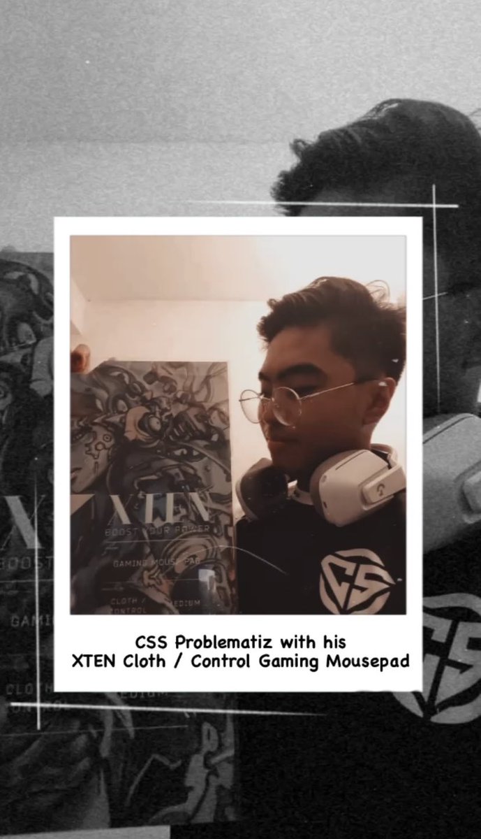 CSS_vlr's tweet photo. CSS Problematiz (@CSSProblematiz) with his new mousepad looking good! FR FR NO CAP 

@hobbydynamics 
@XTENGamingGear https://t.co/yUz3Nljxsb