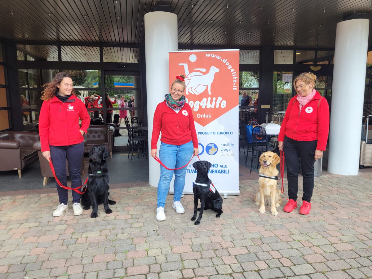 VictimSupportEU's tweet photo. 🇮🇹 Happy #FYDOFRIDAY from Tuscany!

#FYDO partners were finally able to meet in person, discussing the activities for the upcoming months!

👉 Stay tuned &amp; discover how #facilitydogs can offer support to victims of crime!

Many thanks to @Dog4LifeToscana for hosting this meeting! https://t.co/0r4znhA9WR