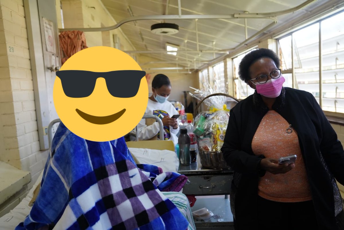 GP_CommSafety's tweet photo. MEC @FaithMazibukoSA is currently at Baragwanath Hospital casualty ward to offer support to the victims of the Chicken Farm shooting ordeal and wish them well on their journey to full recovery. #GPCares #TakeCharge https://t.co/8H3kzQR8oW