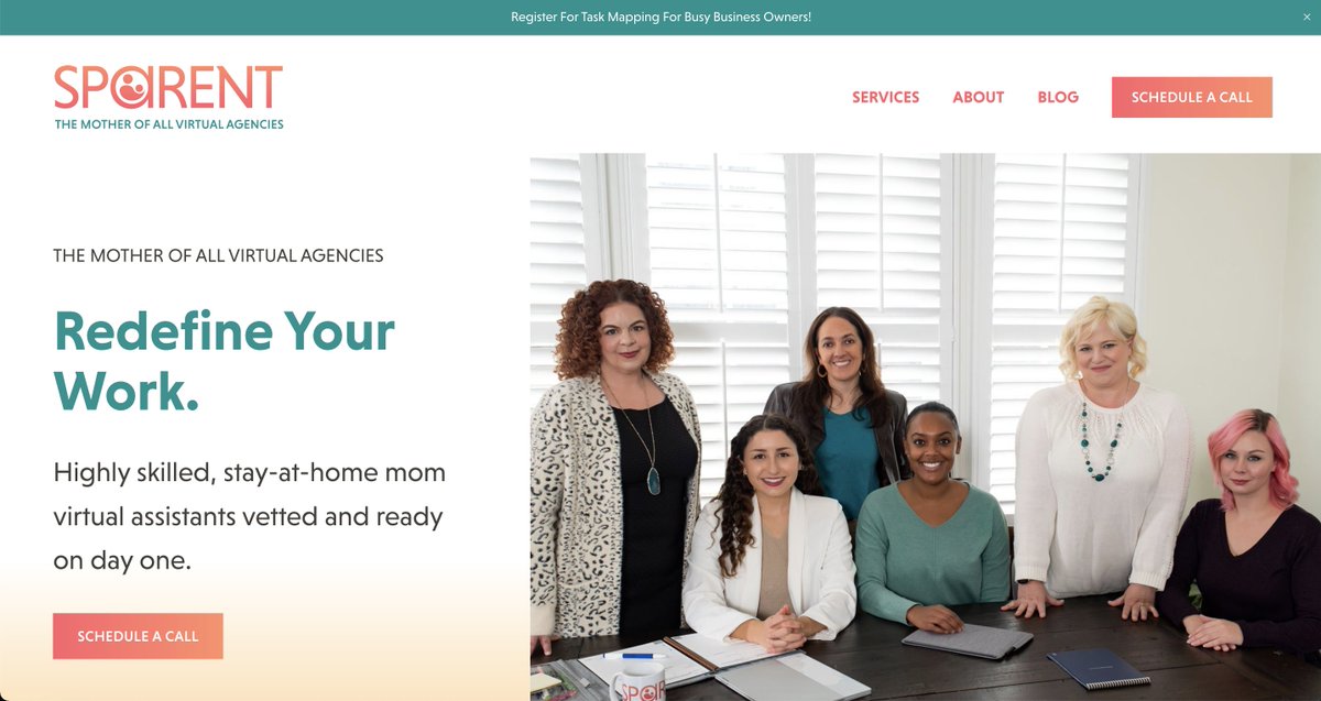 <a href="/SparentCo/">Sparent</a> is passionate about helping businesses grow and scale by delegating to impressive stay-at-home mom virtual assistants paired with ongoing business support. sparent.co

#FeatureFriday