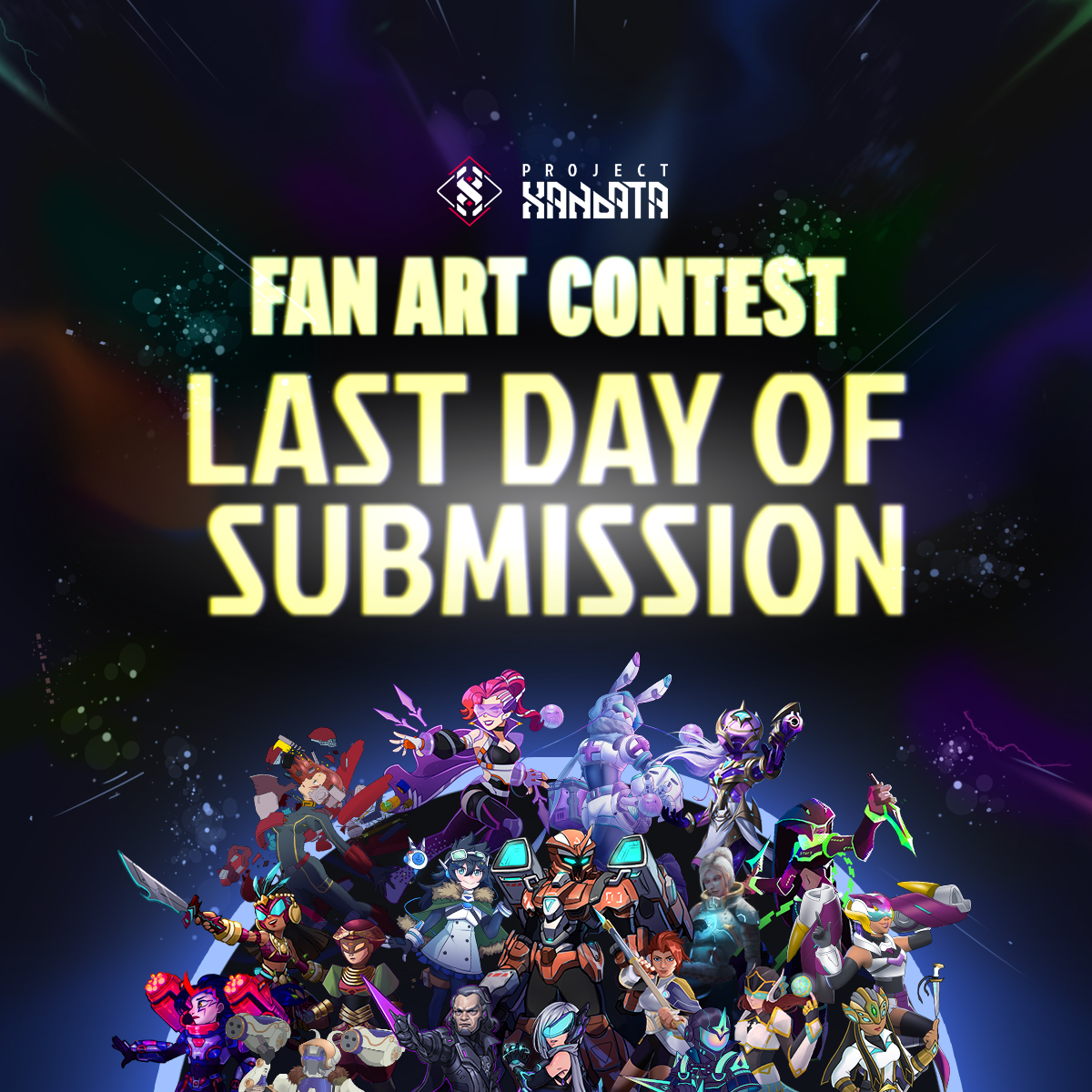 ProjectXandata's tweet photo. 🖼️ Last chance to post your entries for the Fan Art contest Xandats!

See the complete mechanics here:
👉 https://t.co/xWG9XPOMkS

🏆 Awesome prizes awaits you! JOIN NOW!

#PXD #ProjectXandata 
#PXDCommunity #PXDFanArt
#S6 #Secret6 #PHGameDev https://t.co/ODbxwZhuQ7