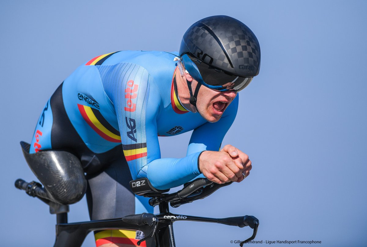 ParanteePsylos's tweet image. 🥇🥈🥉🥉 Onze toprenners behaalden vier medailles in de tijdritten op de Wereldbeker Para-cycling in Oostende! Ook kudos voor 🥇 Maxime Hordies en @LigueHandisport! Morgen starten de wegritten! 🤘😎
#gsportvlaanderen #gwielrennen #paralympicteambelgium
@CyclingVL @SportVlaanderen