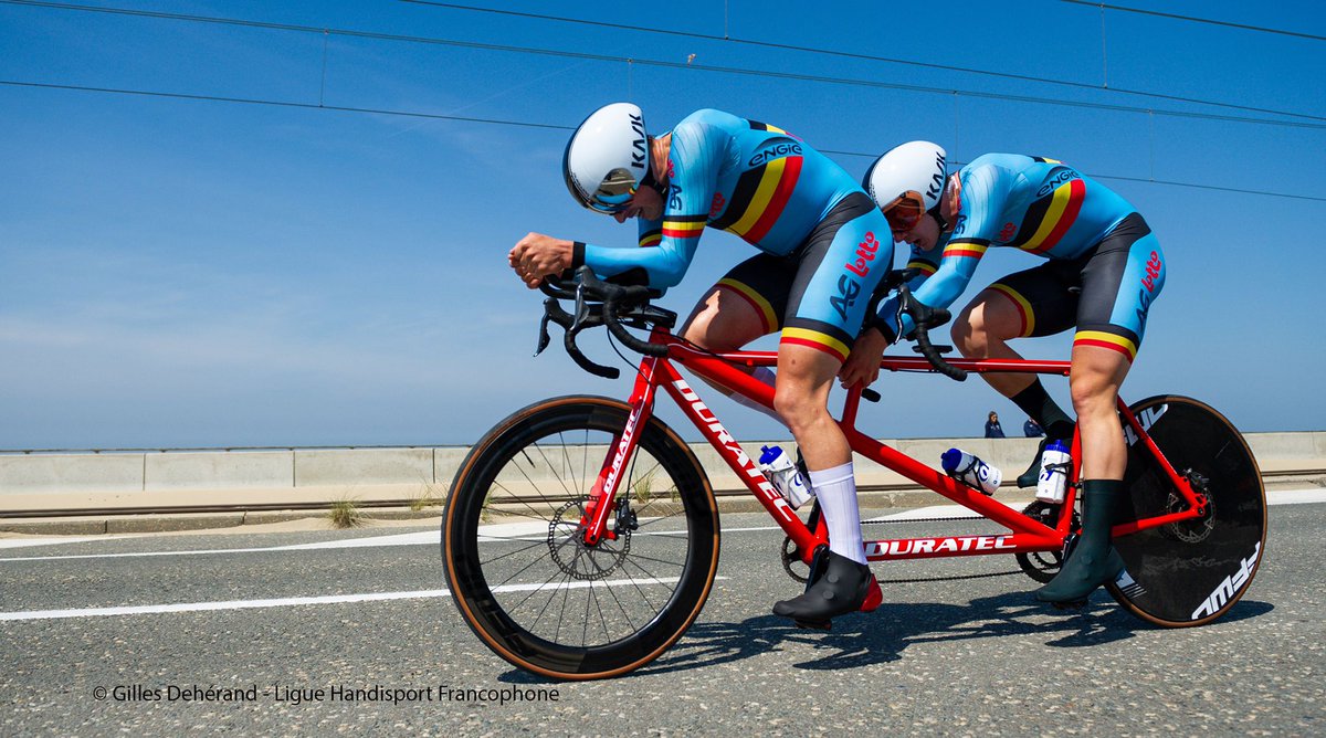 ParanteePsylos's tweet image. 🥇🥈🥉🥉 Onze toprenners behaalden vier medailles in de tijdritten op de Wereldbeker Para-cycling in Oostende! Ook kudos voor 🥇 Maxime Hordies en @LigueHandisport! Morgen starten de wegritten! 🤘😎
#gsportvlaanderen #gwielrennen #paralympicteambelgium
@CyclingVL @SportVlaanderen
