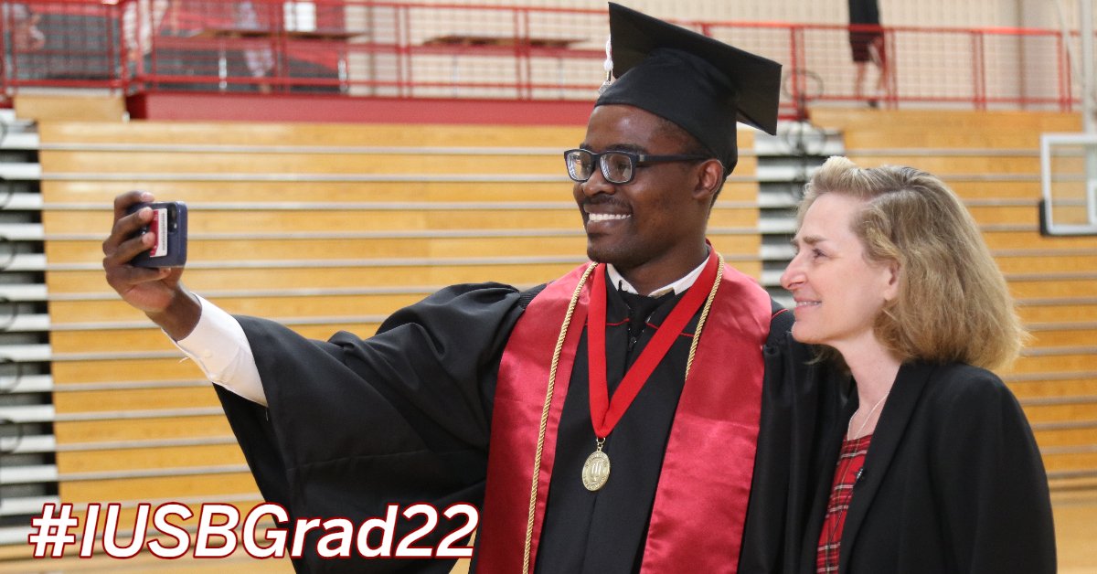 IUSouthBend's tweet photo. The countdown to commencement is on! Be sure to use the official hashtag #IUSBGrad22 so we can reshare and celebrate online, as well as in person this Tuesday, May 10! π https://t.co/CDAORGIbF8