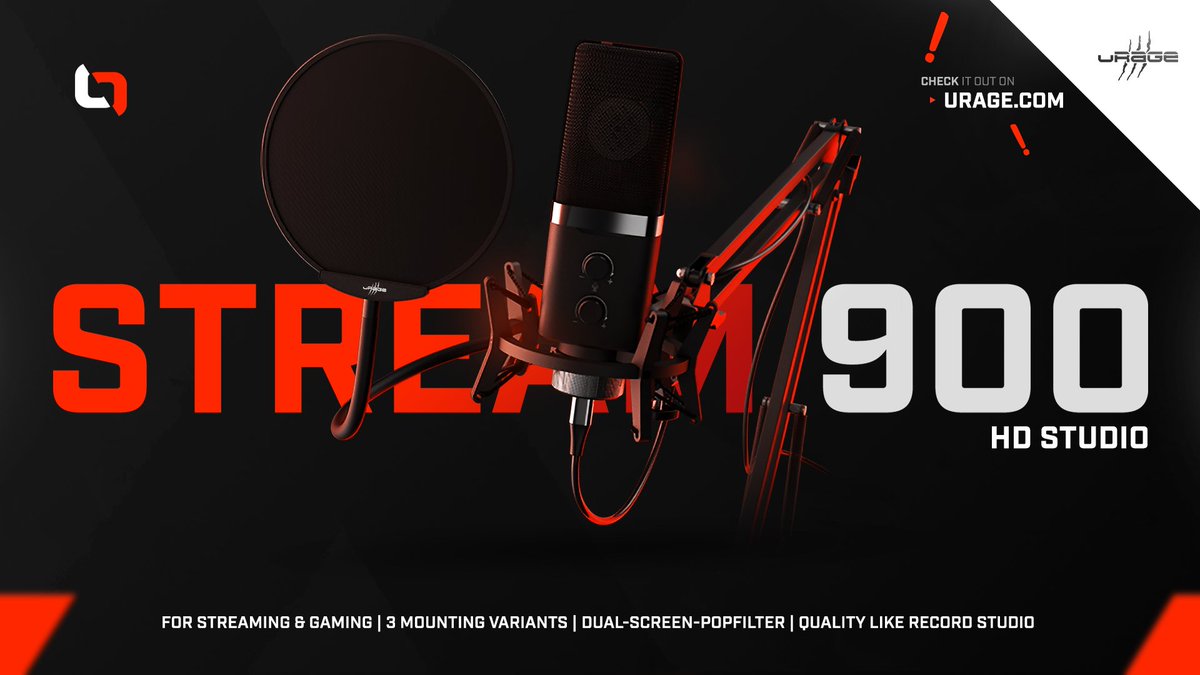🄰🄳

Elevate your setup into new heights with the Stream 900 HD from @urage_gaming! You got three different mounting variants and the quality is straight out of a record studio 🎶

Check it out 👉 bit.ly/3w9zzgn

#LETSGODIV