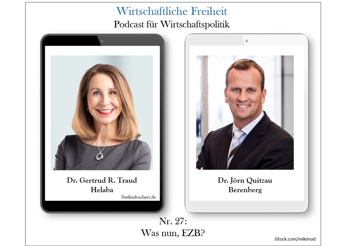 wirtschaftfreih's tweet photo. Podcast
Was nun, #EZB?
Ein Gespräch zwischen Dr. Gertrud R. #Traud (#Helaba) und Dr. Jörn #Quitzau (#Berenberg).
https://t.co/lL9jrezs4k https://t.co/kx1b32213j