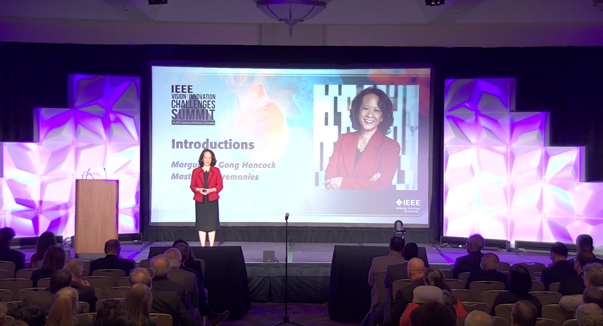 IEEEAwards's tweet photo. And we're live at the 2022 #IEEEVICSummit! We're hearing opening remarks from @IEEEorg President and CEO K. J. Ray Liu, and moderator Marguerite Gong, Vice President of Innovation and Programming of @ComputerHistory. #IEEEAwards2022 https://t.co/EoGKGDgHmj