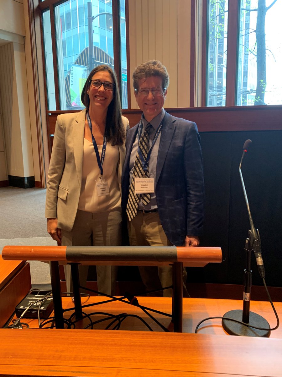 BCOrthopods's tweet photo. President @Doctor_Dielwart & past president & patient advocate @DrAlastairY w/ exceptional presentations @ubcorthopaedics conference. Did you know - in BC population Orthopaedics assist 1 in 10 citizens each year. We help every family in the province. #OrthoUpdate #fasttrackcare https://t.co/A66xhPRJ0j