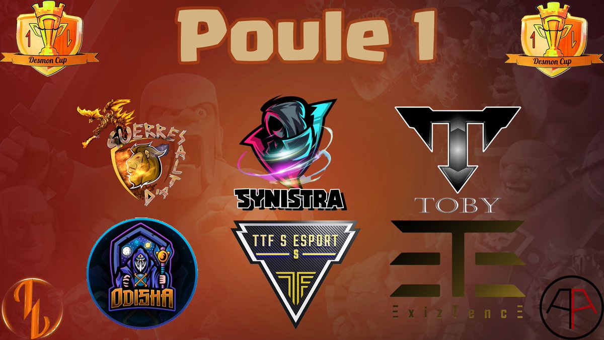Ce soir, c’est le début de la Desmon Cup 🏆
À partir de 20h et durant 2h,
6 équipes vont s’affronter pour sortir victorieux de leur poule 💪

1 Pass Or est à gagner sur le tchat du live 🤑

🔥 twitch.tv/lexgo_tv 🔥