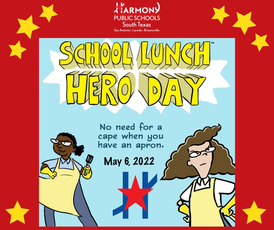 ⭐️Thank you for providing on-time meals and smiles😊 to all our South Texas District scholars @HSExcellenceSA <a href="/HseLaredo/">HSE Laredo</a> <a href="/HSISanAntonio/">HSI-San Antonio</a> <a href="/HSILaredo/">HSI Laredo</a> <a href="/HSISanAntonio/">HSI-San Antonio</a> @HsasaTigers <a href="/HsaLaredo/">HSA Laredo</a> <a href="/hsbrownsville/">HSA Brownsville</a>! We appreciate our school lunch heroes!  #SchoolLunchHeroDay !🍕🍎🍔🥛