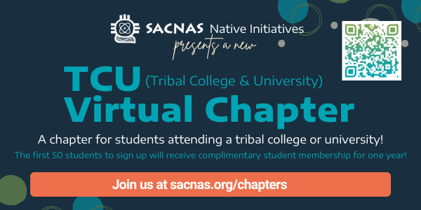 SACNAS's tweet photo. Exciting news for our friends at #TCUs: we're forming a virtual chapter just for you! 🎉 Access the national network & lay the foundation for starting a #SACNASchapter on your campus. Learn more >> https://t.co/gMtednhKES
#NativeStudents #TribalColleges #TrueDiversity https://t.co/dzXD6malBm