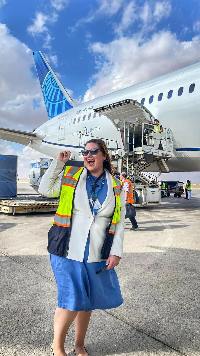 rsindelar4734's tweet photo. We are excited to have an @united 787 in #AmmanJordan! Direct flight to @Dulles_Airport 

#traveltojordan #myunitedjourney https://t.co/HXYnFEFvQl