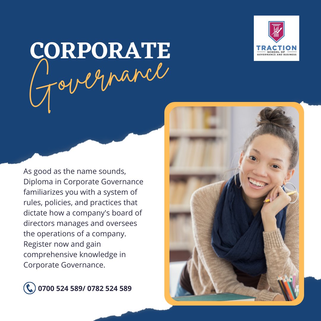 Traction_sgb's tweet photo. Join us this May>>
Call/WhatsApp: 0700 524 589/ 0782 524 589
Email: info@sgb.ac.ke
#training #corporategovernance #may #career #enablinggovernance #traction #education #skills https://t.co/zJRA5sRLlZ