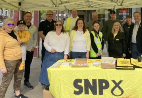 MrJohnNicolson's tweet photo. Congratulations to our newly elected star Clackmannanshire Councillors - and the teams who worked so hard to get them elected. So proud of Councillors Graham Lindsay, Phil Fairlie, Donald Balsillie, Scott Harrison, Craig Holden, Jane McTaggart, Fiona Law & Wendy Hamilton. #SLG22 https://t.co/YmU4J1CD6p