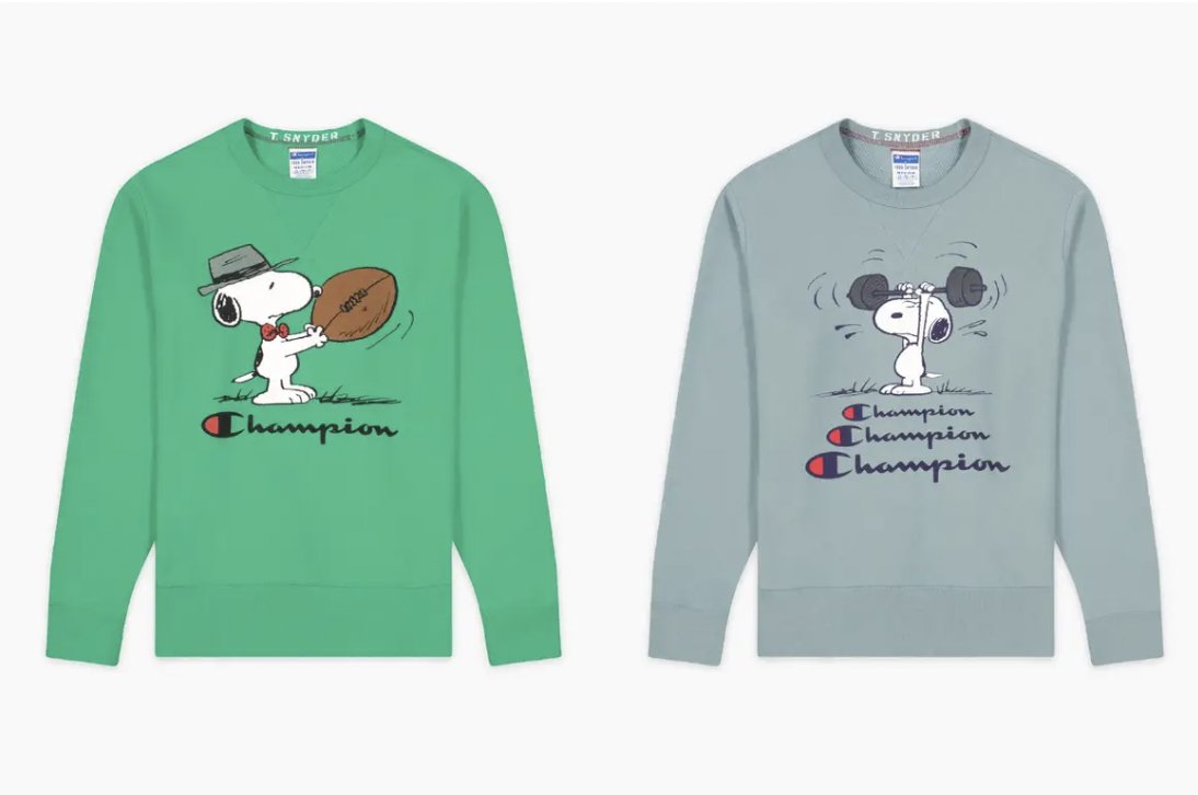 nuviewmagazine's tweet photo. A Champion x Peanuts collection?! Sign me up!! https://t.co/OmhpXc7BIS