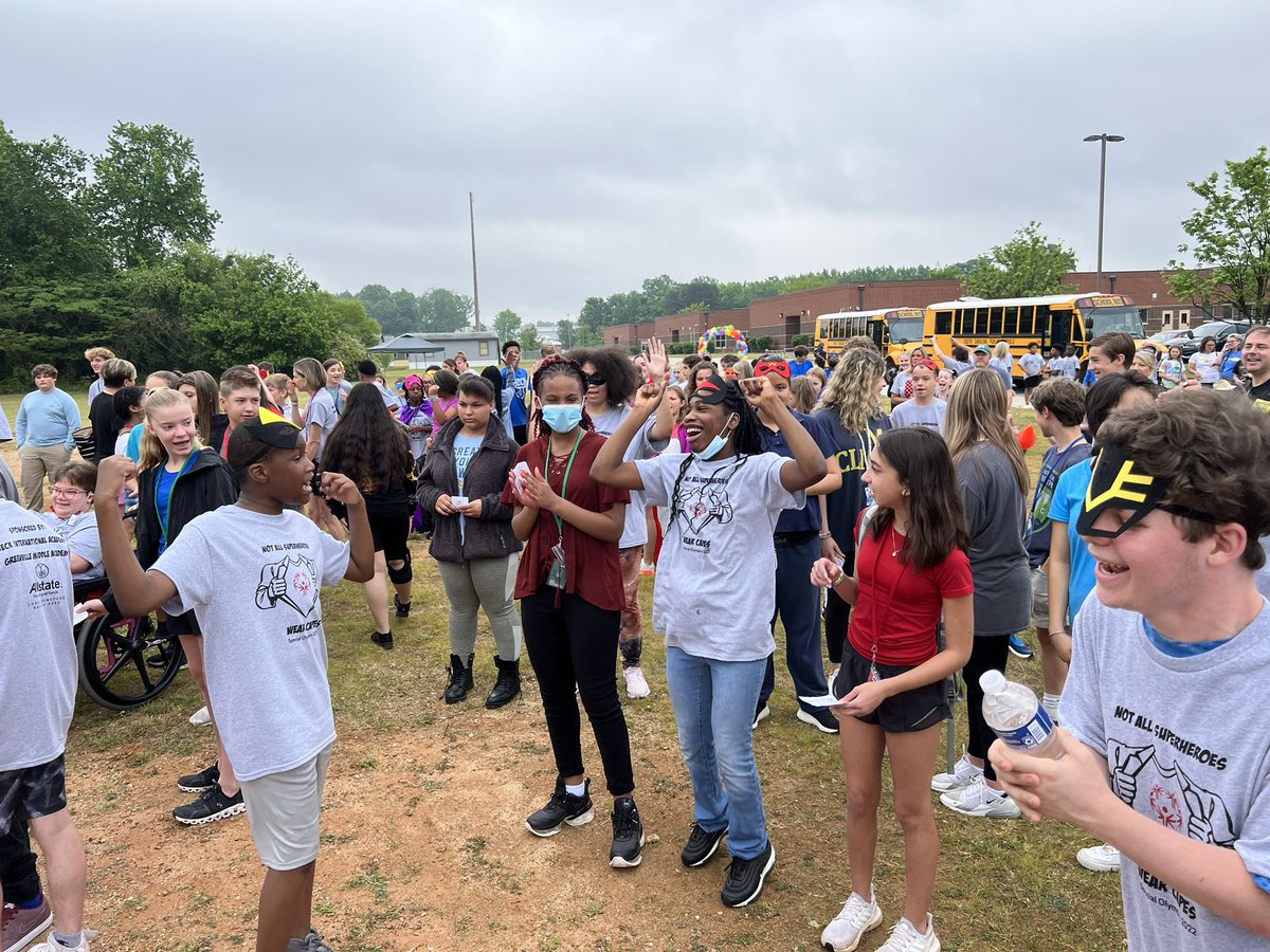 What a beautiful day for our Special Olympics event! Our student athletes along with their peer buddies are having an awesome day. #TakingtheGold