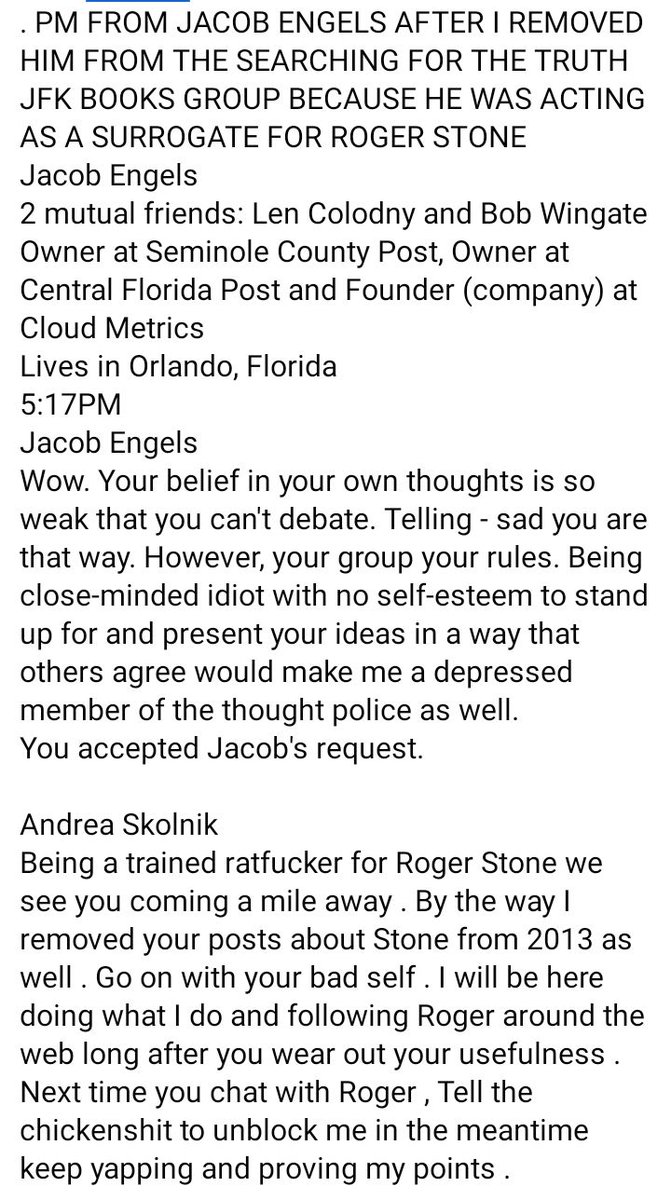 RogerWants's tweet photo. Hey Roger!
Did you really think nobody was going to follow up on all your little boys like Jacob Engels and why they travel with you & maintain webpages for you & have your personal cell phone and how they link to various court cases under ongoing investigations?
#AprilGoad https://t.co/sDzTJ01zJT