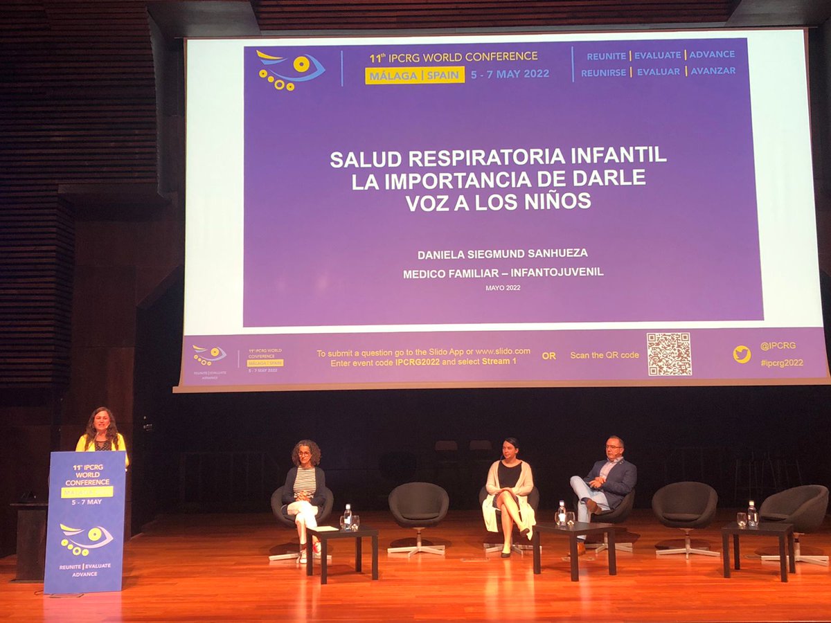 Excelente 2° jornada del 11vo Congreso Internacional del <a href="/IPCRG/">IPCRG</a>
Sesgadamente destaco presentación de MF Daniela Siegmund en la sesión El viaje de la salud respiratoria desde el nacimiento hasta la edad adulta qie me tocó moderar😎
La rompe el <a href="/grap_chile/">GRAP Chile</a> 💖💖💖