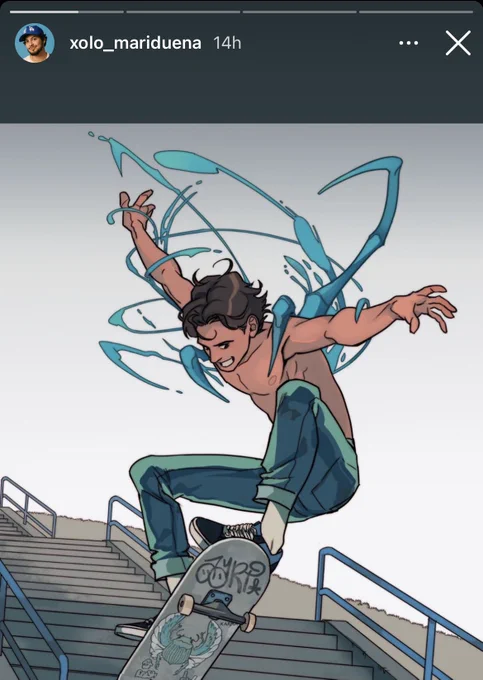 It's so surreal thay xolo mariduena saw this and shared on his insta 😭 I really think he's gonna kill it as blue bettle 