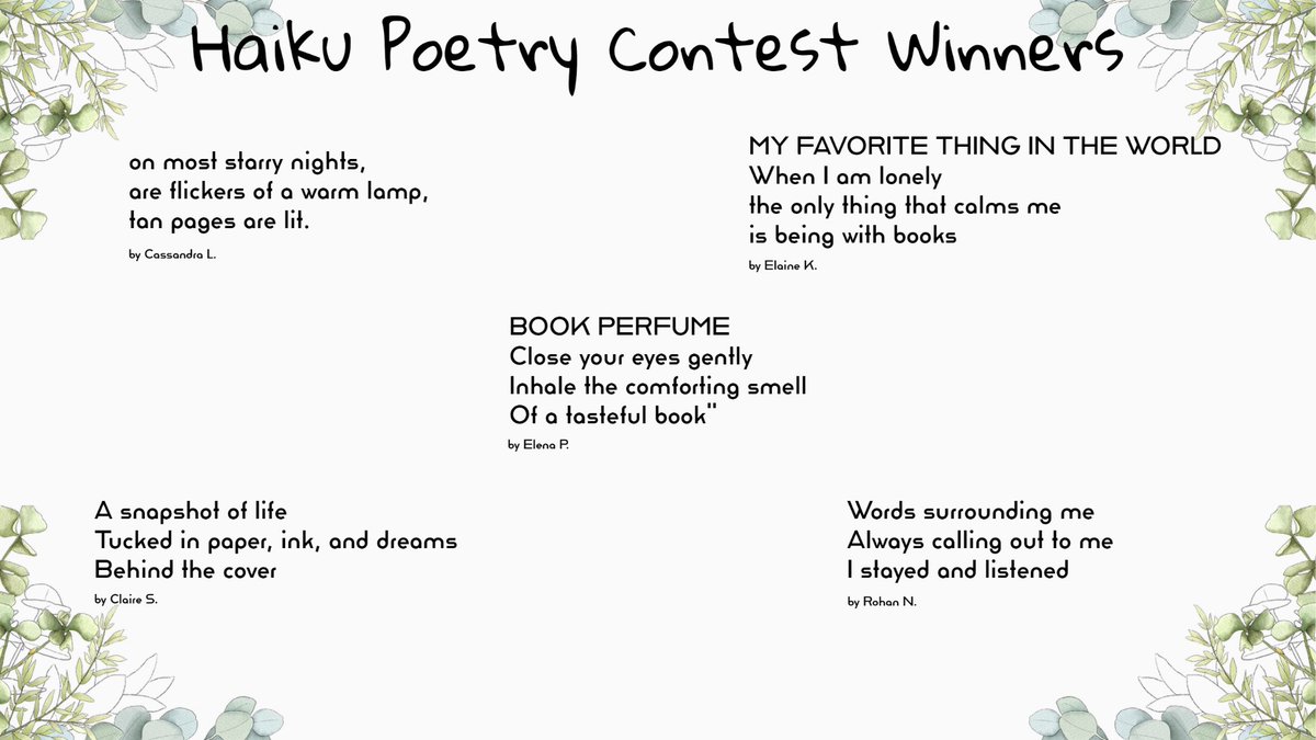 Memorial Middle School Library tweet media