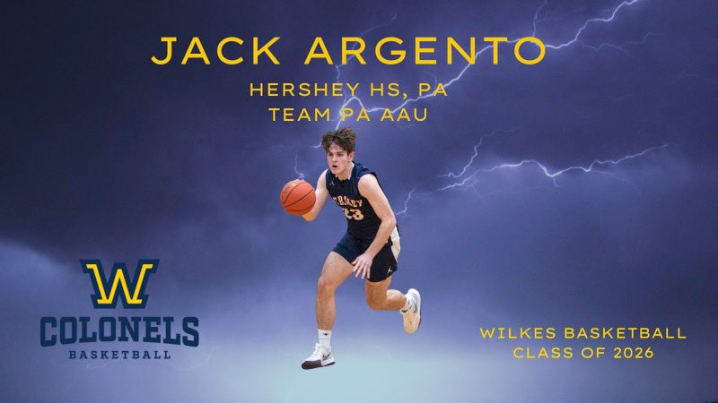 Wilkes_BBall's tweet photo. Please welcome our next class of 2026 commit, Jack Argento! @ArgentoJack @P_Blackburn43 https://t.co/YxzB95KUuB