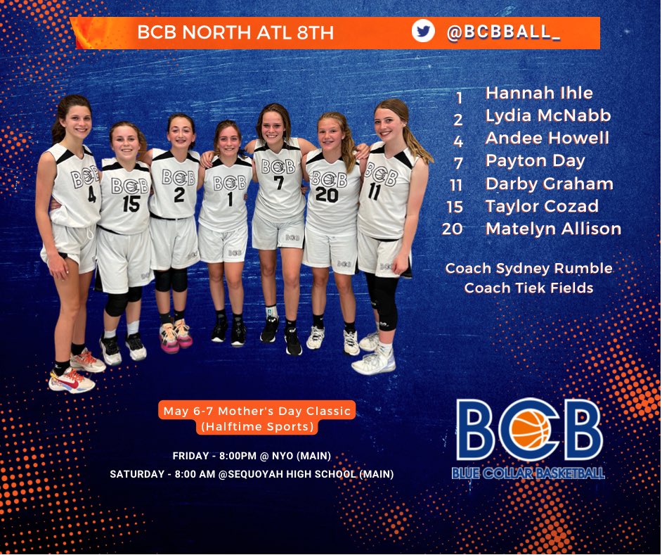 mcnabbMamaBecca's tweet photo. Excited to watch @mcnabb_sofia &amp; @mcnabb_lydia with their @BCBBall_ teams this weekend! 
#BCBNorthATL 🏀

@Halftime_Sportz @CoachSamAllen @timia_reynolds @Azma_Fields @JonCorrinneYeh 
@samychandler_14 @NaomiRoberts_BB @riblethoopz @Kbp101405 @WhiteCo_WBB https://t.co/edOnjOCgIw