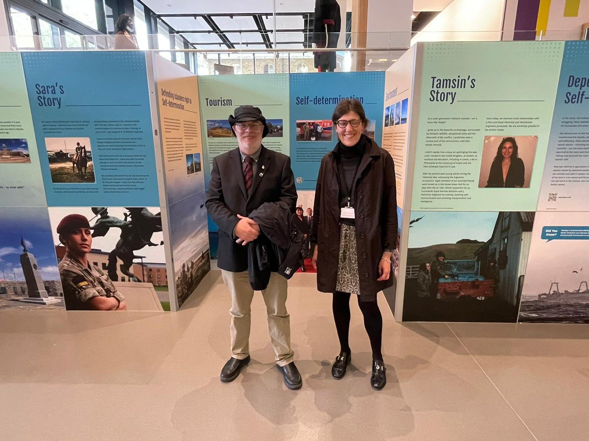 FalklandsRepUK's tweet photo. This week, Gavin Short MLA has been in the UK where he met with UK politicians; @FCDOGovUK officials; visited the #Ilen, a former @theFICltd freight ketch; toured our exhibition at the @NAM_London; and visited Islanders receiving medical treatment in the UK. #Falklands #MLAInTown https://t.co/xpdhzPSl9M