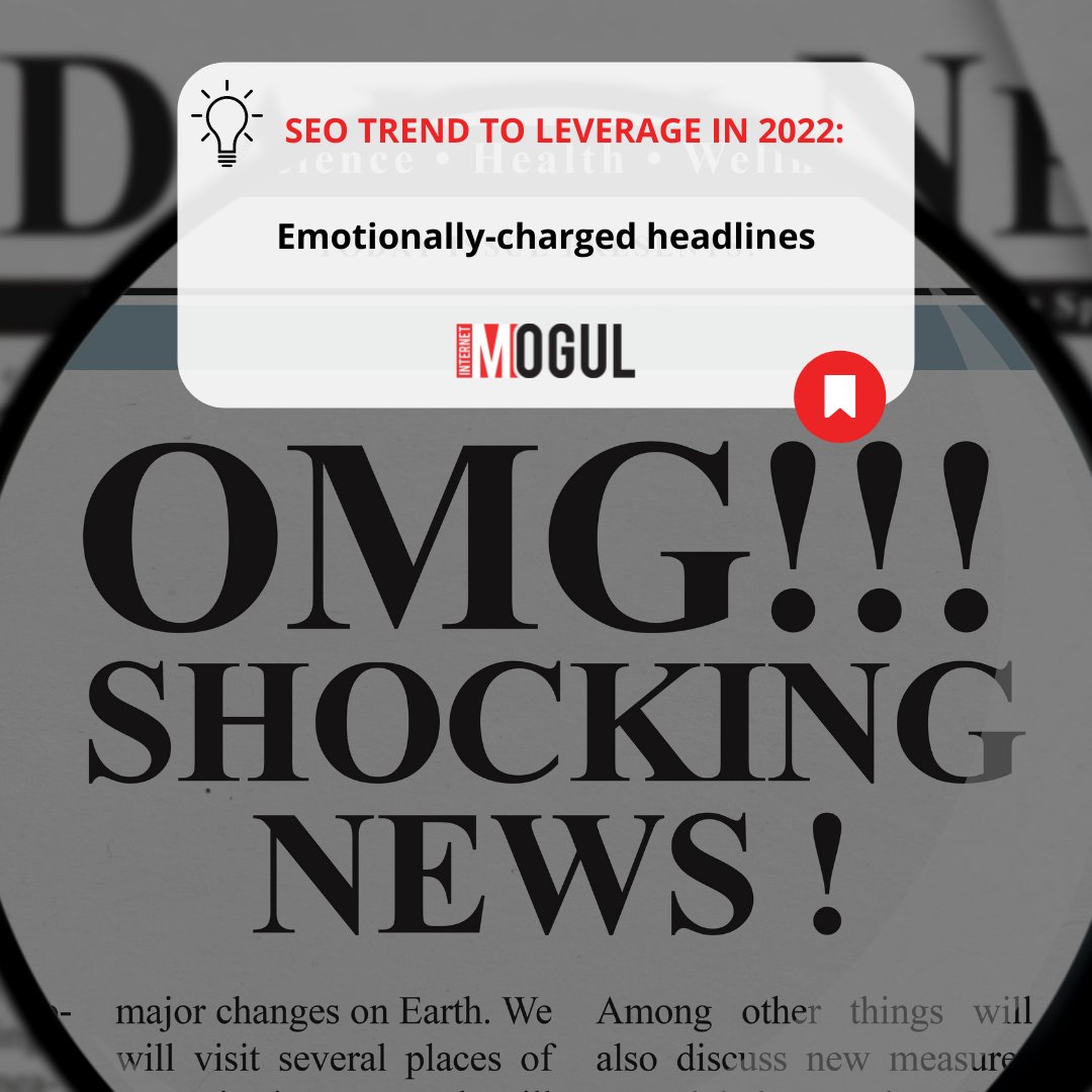internetmogul_'s tweet photo. Studies have shown that #emotionaltitles have a much higher #CTR than neutral ones. 🙌 https://t.co/7DInMqyA3b