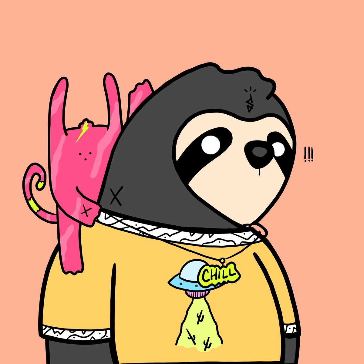ChilledSLOTHnft's tweet photo. Some lil sneak peeks at some of the new art work for the upcoming pfp project 🦥

#NFTCommunity #NFTdrop #NFTartist #nfts #nft https://t.co/RF1z7cJKp5