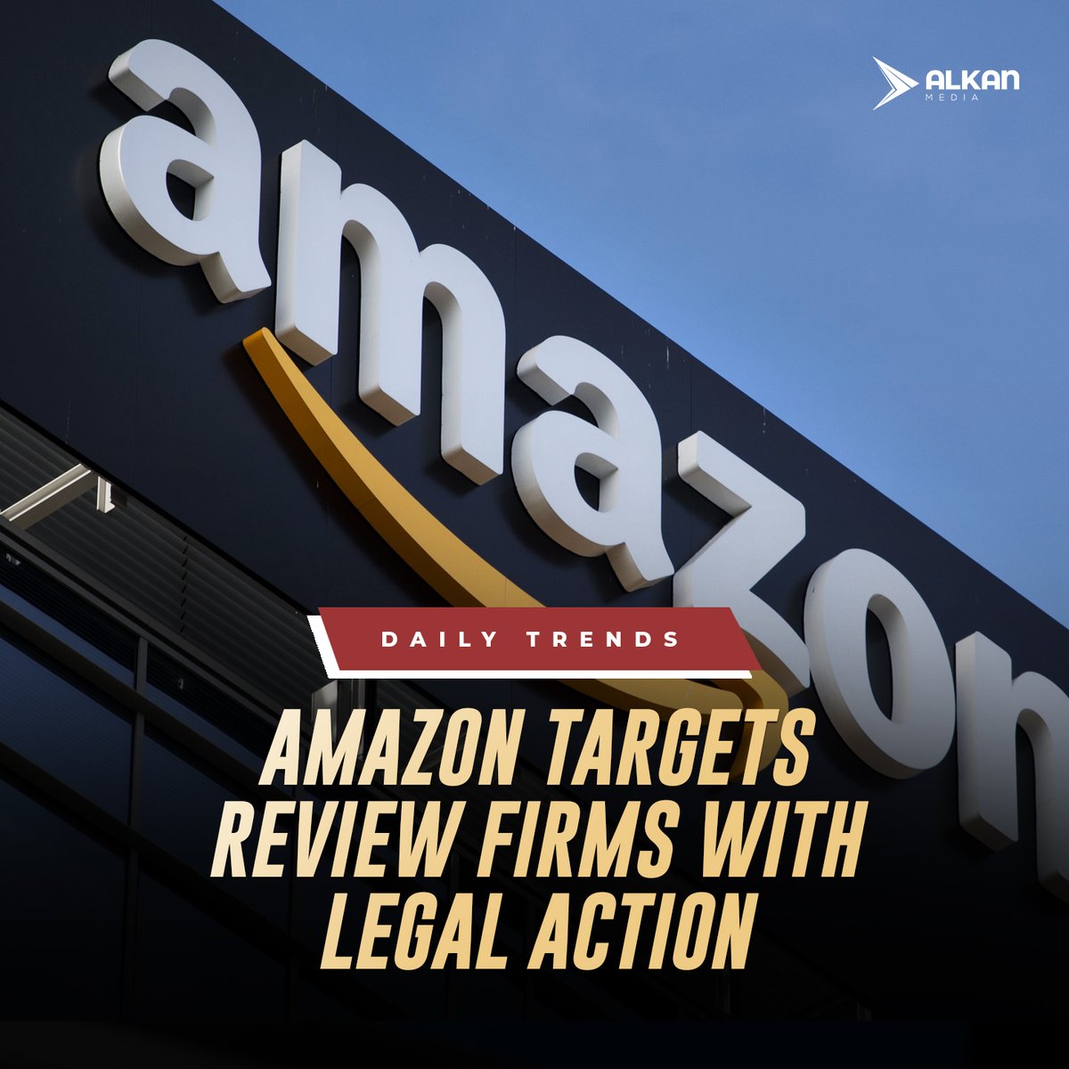 alkan_media's tweet photo. Amazon is taking legal action against four companies it has accused of deliberately flooding its shopping platform with fake reviews. Three of the firms had nearly 350,000 reviewers on their books. #Amazon https://t.co/timR4KdRsl