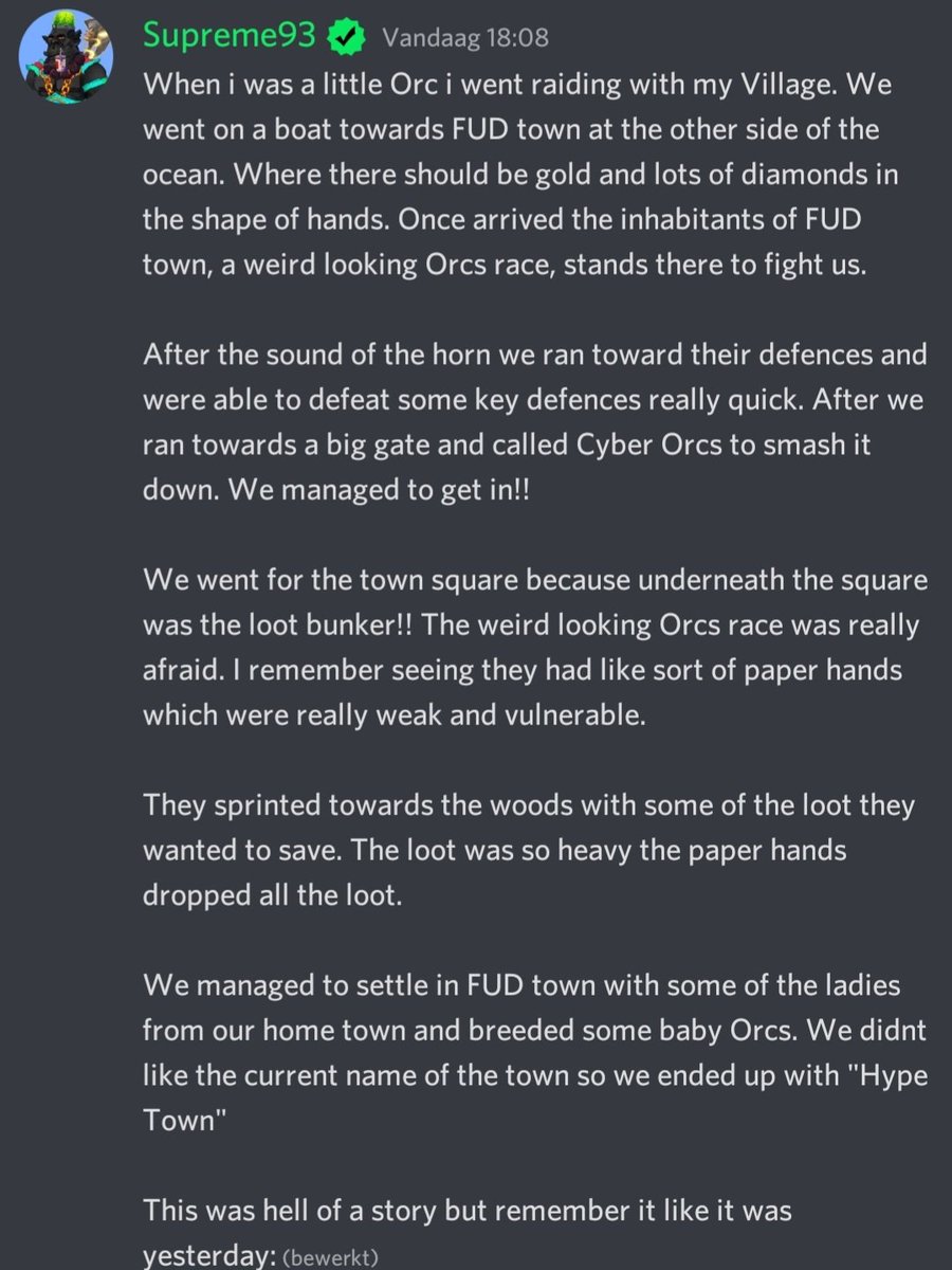 Supreme93_NFT's tweet image. @TheOrcsNFT 
#storytellingcontest