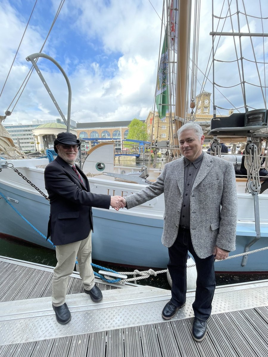 FalklandsRepUK's tweet photo. This week, Gavin Short MLA has been in the UK where he met with UK politicians; @FCDOGovUK officials; visited the #Ilen, a former @theFICltd freight ketch; toured our exhibition at the @NAM_London; and visited Islanders receiving medical treatment in the UK. #Falklands #MLAInTown https://t.co/xpdhzPSl9M