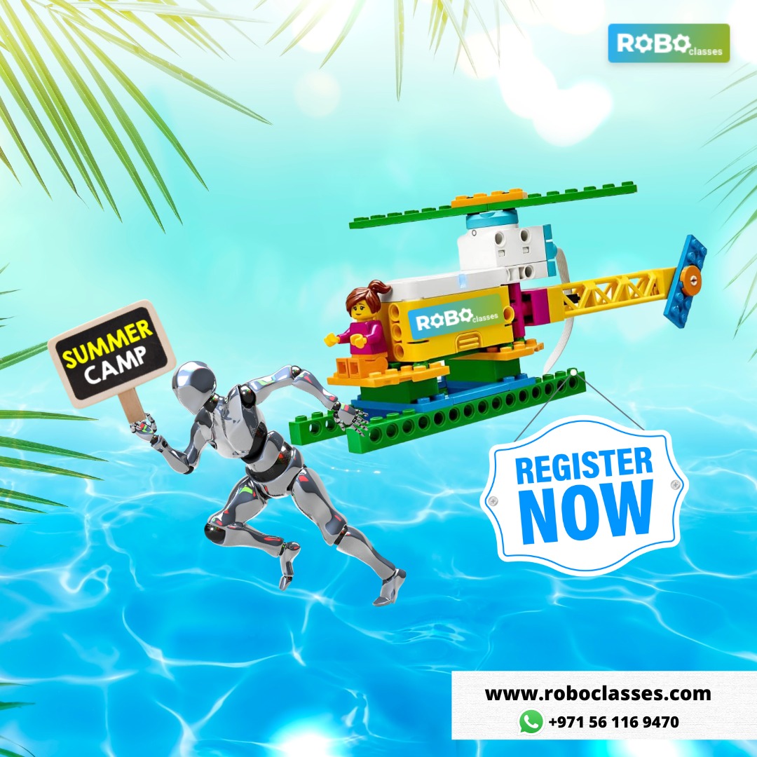 ClassesRobo's tweet photo. Summer is near, let's learn skills of the future.
Join our robotics, coding or STEM courses this summer.
Sign up for 1 FREE class to learn more(link in bio).
#Roboclasses #Summercamp #Robotics #Coding #Stemclasses #STEMeducation https://t.co/TA5rBt6MYA