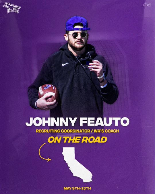 California here we come! @CoachBauerKWU and I will be on the hunt for some key pieces to join the Coyote fam!