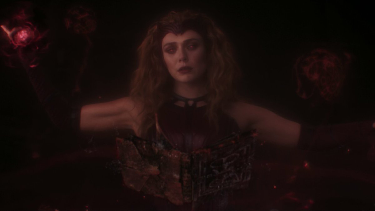 wandasolsen's tweet photo. The #ScarletWitch and her Darkhold are back https://t.co/1nx3bb8jqj