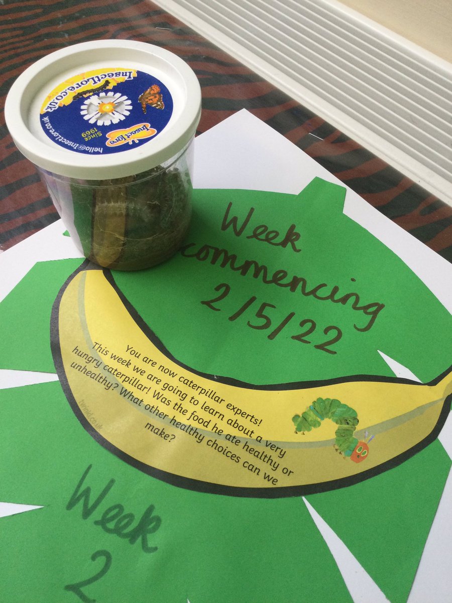 Little Monkey left us a Very Hungry Caterpillar challenge this week! We have been learning about how to keep our bodies healthy and the importance of healthy foods/drinks, exercise, sleep and not too much screen time! 🐛 <a href="/BottesfordIS/">Bottesford Infants</a>