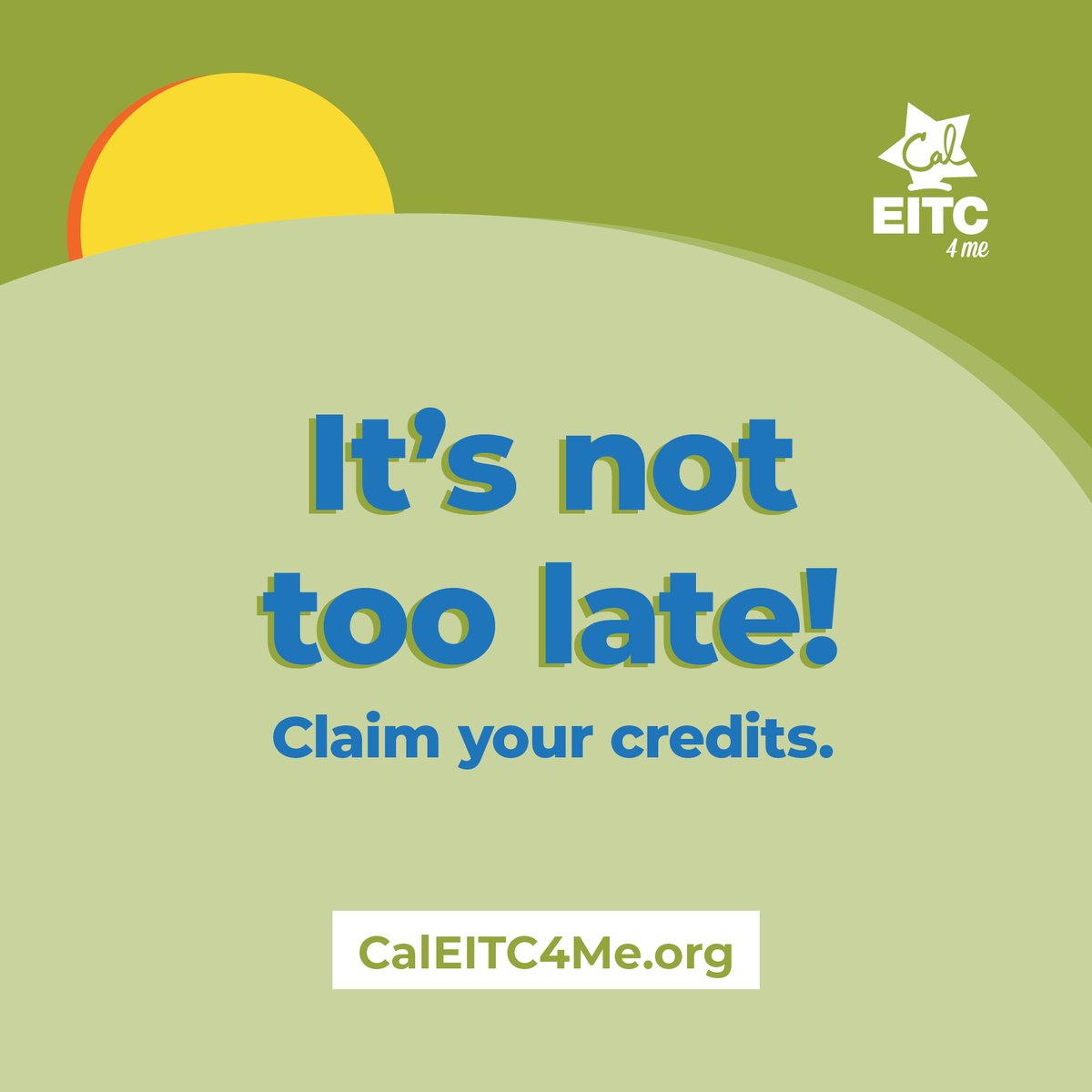 CALimmigrant's tweet photo. The stress of tax time is over, but if you didn’t file, it’s not too late! In California, you have until October 17 to file your state tax return and claim your Young Child Tax Credit and California Earned Income Tax Credit! Claim your credits! #YCTC #CalEITC https://t.co/hTE5qfittz