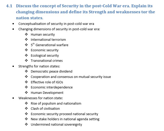 BilalMoves's tweet photo. As exams are just around the corner, I would like to share some of my solved past paper answer’s outlines. These outlines are extensive in nature &amp; provide a comprehensive outlook to your IR answer. 1/n https://t.co/Rvme1J9u95