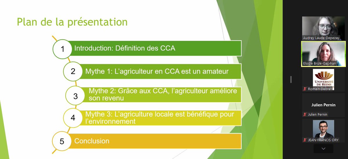 CycleDeConfURCA's tweet photo. En direct de la deuxième conférence présentée par Audrey LAUDE-DEPEZAY et Élodie BRULÉ-GAPIHAN sur Zoom ! 

Pour ne pas manquer les suivantes, n'hésitez pas à nous suivre sur les différents réseaux ! https://t.co/6LvwmHu9Ba