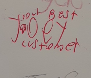 these are the messages we get that are priceless #thanksjoey #weappreciateyou #schoolmeals