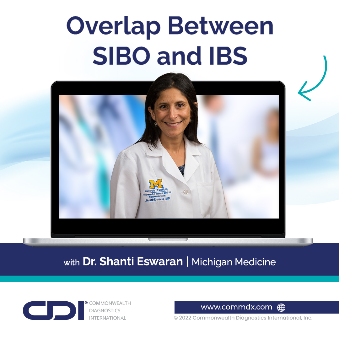 CommonwealthDX's tweet photo. Hear what @Guts_and_Butts from @UMichMedicine had to say about the overlap between #SIBO and #IBS during a recent #IBSAwarenessMonth #GICommunity discussion.

#GItwitter #gastroenterology #breathtesting #diagnostics #functionalgut #functionalGI #DGBI https://t.co/ZyR3XhVJqT