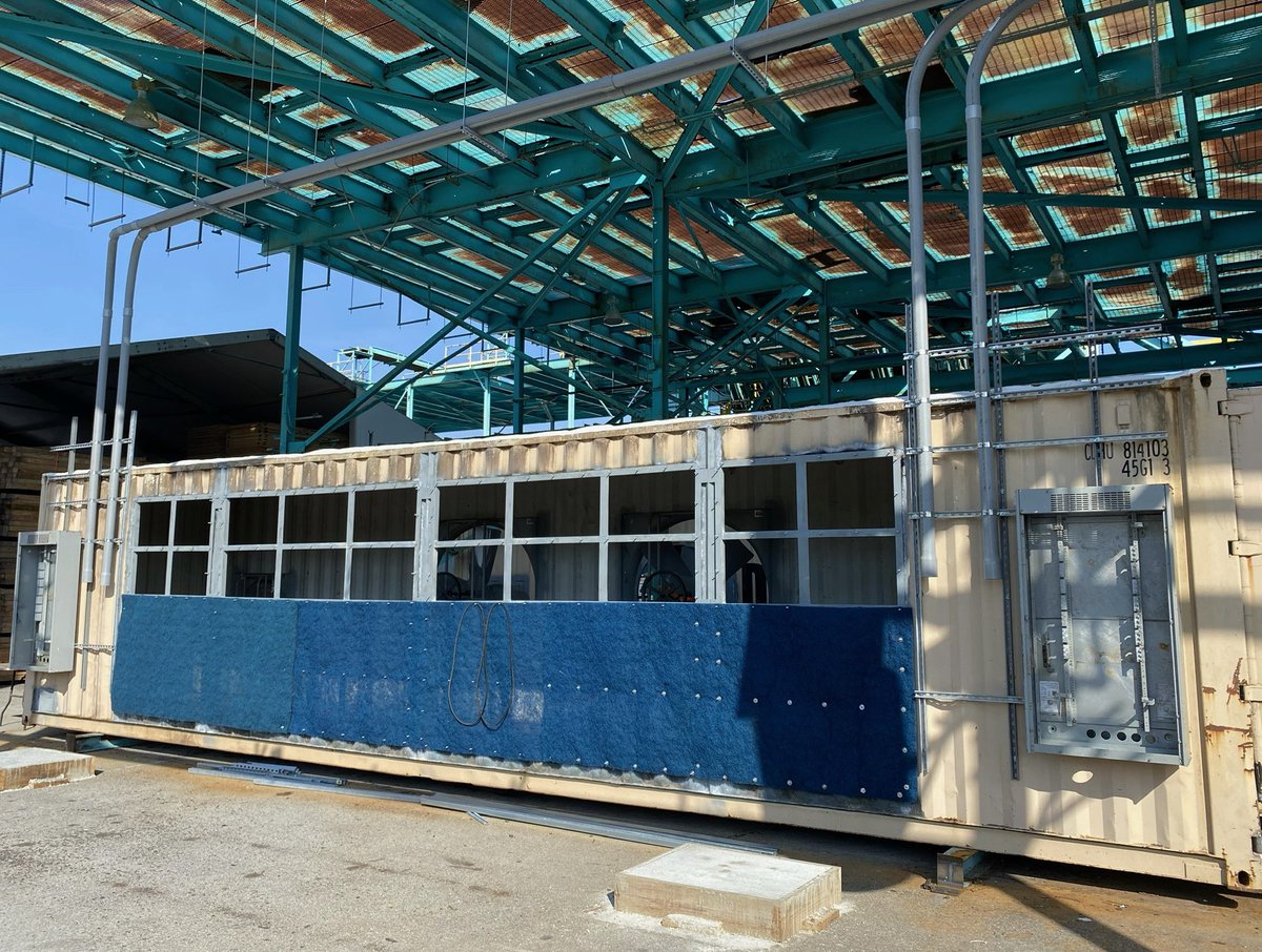 Container build progressing well. #Bitcoin mining 🚀