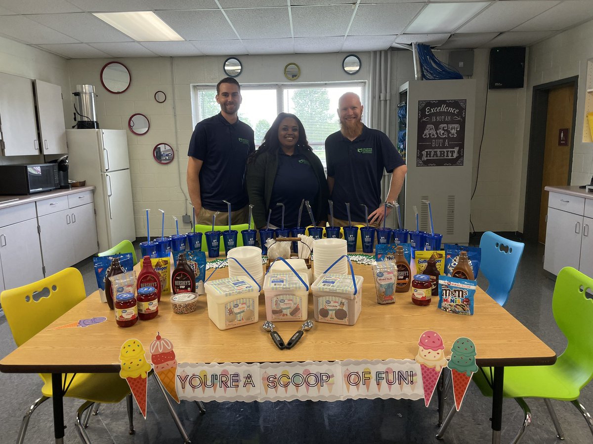 Thank you <a href="/BESboroHornets/">Buchanan Elementary School</a> for giving us the opportunity to serve an ice cream bar to your hardworking staff! Hopefully this helped end Teacher Appreciation Week on a SWEET note! #RFE #TAW #fundraising