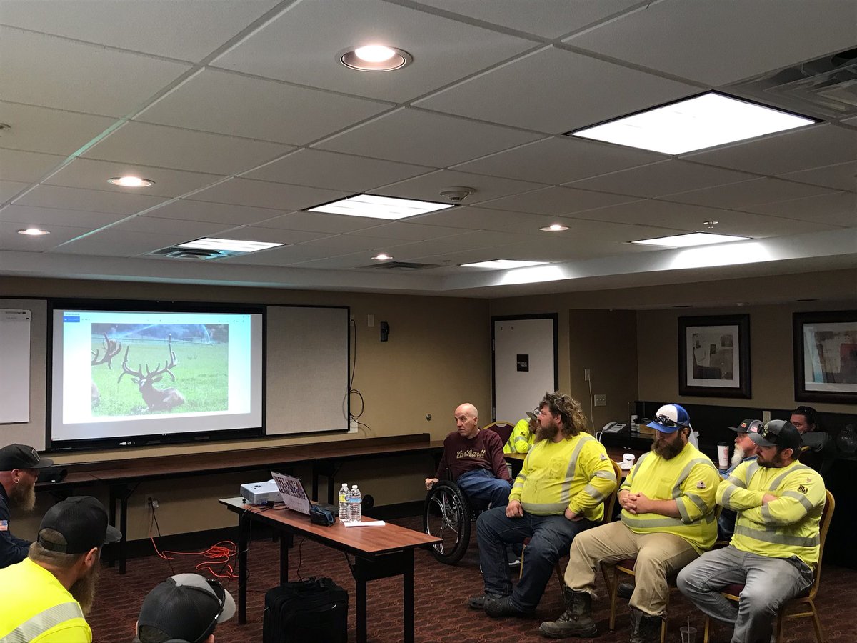 chadlhymas's tweet photo. This morning in Illinois with the outstanding linemen that work for Rick Dafani of division 22 @ParElectric ⚡️
Awesome tour this week! Thank you so much for hosting me!
#work #TheCapacityModel #RideForTheBrand #Leadership https://t.co/POxAcHJOOZ