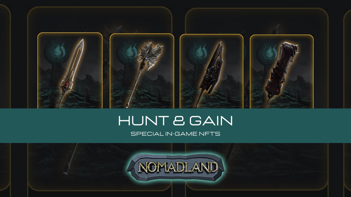 Fortune favors the Brave

The Monsters and the Carnivore Plants are designed as Treasure-House for players.
Hunt them and you might gain the rarest of the Weapons, Shields, or other Special in-game #NFTs

#Nomadland #Hunt #RPG #NOMAD #OIG #GameFi #gamingcommunity #GamingNews #P2E