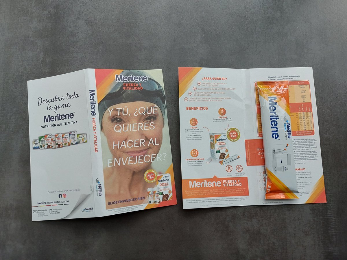 MTFS07's tweet photo. Recibida la muestra de @meritene_es
Esta vez me han enviado 2 muestras muchisimas gracias...
#gracias #muestrasgratis #meritene #fuerzayvitalidad #nestle #envejecerbien https://t.co/jBjsn1RjRt