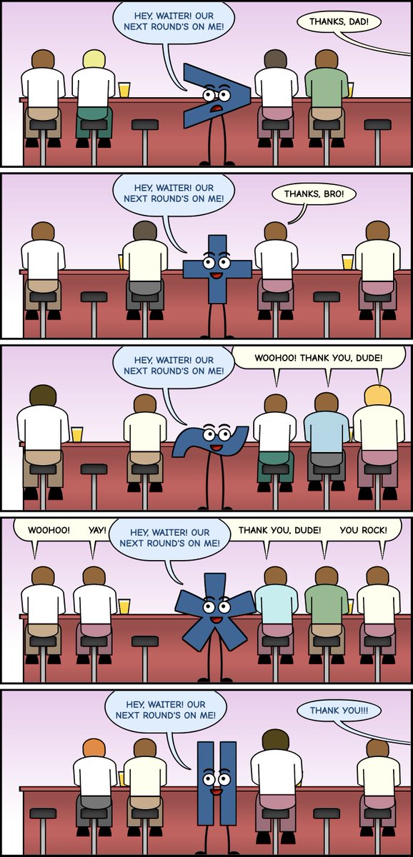 comi_CSS's tweet photo. New comic strip: four CSS combinators and the universal selector walk into a bar, and...
https://t.co/sihrIzkFO7

And the source code (pretty messy this time 😳): https://t.co/DynHEBKoKB

#css #html #comicss #comic #webcomic https://t.co/CUonWGedxC