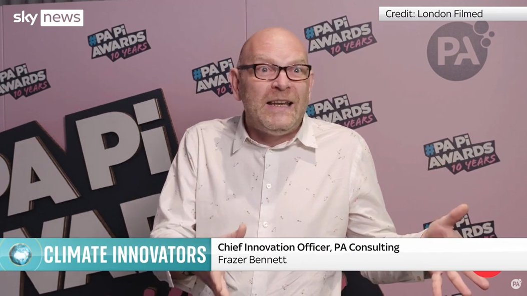 PA_RaspberryPi's tweet photo. Our Chief Innovation Officer, Frazer Bennett, talks to @SkyNews’ Daily Climate Show from the @sciencemuseum in London on the 10th anniversary of the #PAPiAwards22. Watch the clip >> https://t.co/RTDdKcajQj
@Raspberry_Pi #PowerOfIngenuity #TechForGood https://t.co/yTyLd3AhIH
