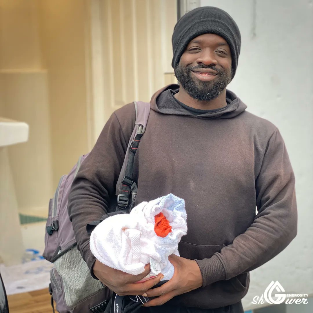 GenerosityGloba's tweet photo. We place a high priority on the physical and mental well-being of our #GenerosityShower guests. Our goal is to ensure they feel better and receive some hope &amp; happiness. A better future begins with renewing their mind, body, and soul. 
#wearegenerosityglobal #mobileshowers #hope https://t.co/toq5pLHXNH